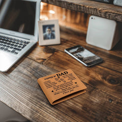 To My Stepdad Choice to Love – Leather Wallet