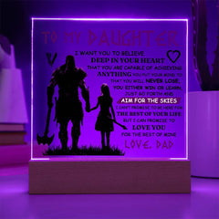 To My Daughter Skies – Acrylic Square