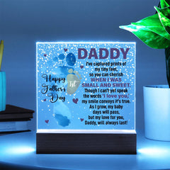 When I Was Small and Sweet - LED Acrylic Square