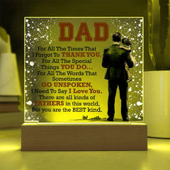 Thank You Dad - Acrylic Square