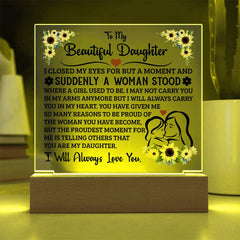 To My Daughter – Acrylic Square