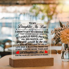 To My Daughter-in-Law Honor – Acrylic Square