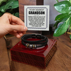Pages of My Life Love You Forever (To My Grandson) – Bracelet