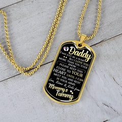 Dad To Be - Dog Tag Necklace