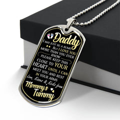 Dad To Be - Dog Tag Necklace