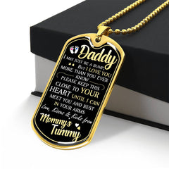 Dad To Be - Dog Tag Necklace