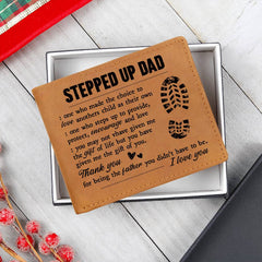To My Stepdad Gift of Life – Leather Wallet