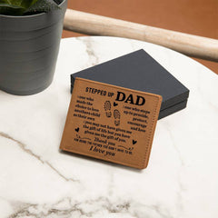 To My Stepdad Choice to Love – Leather Wallet