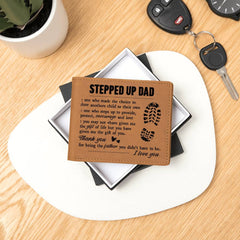 To My Stepdad Gift of Life – Leather Wallet