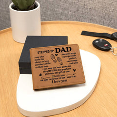 To My Stepdad Choice to Love – Leather Wallet