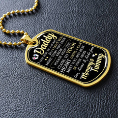 Dad To Be - Dog Tag Necklace