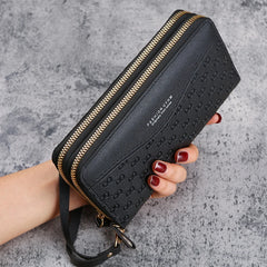 2024 New Purse Ladies Long Zipper Wallet Fashion Embossed Large-capacity Mobile Phone Pocket Purse