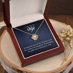 To My Amazing Wife - Love Knot Necklace