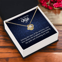 To My Amazing Wife - Love Knot Necklace