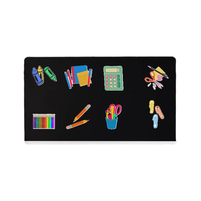 Back to School Gaming/Desk Mat - Black