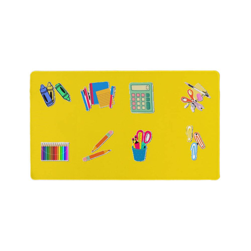 Back to School Gaming/Desk Mat - Yellow