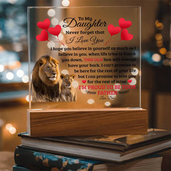 To My Daughter Old Lion – Acrylic Square