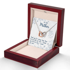 Thank You For Always Being There - Interlocking Hearts Necklace